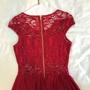 red party dress